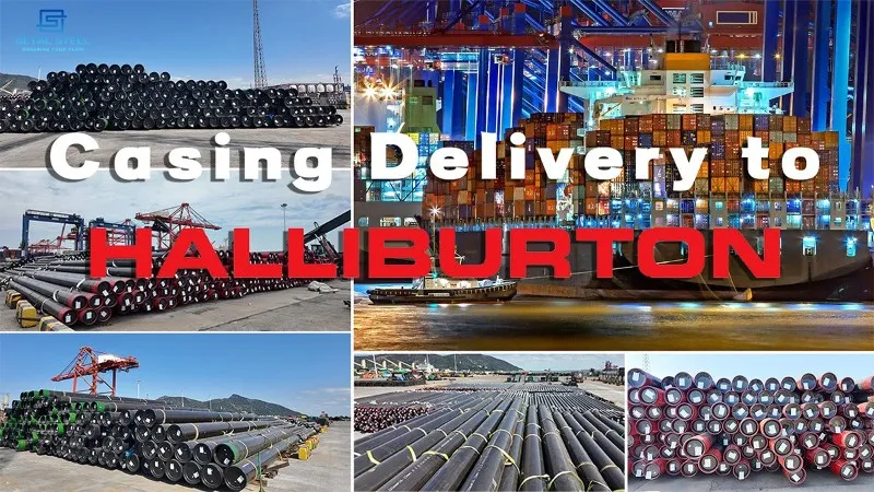 Casing Delivery to Halliburton: API 5CT Seamless Casing Shipped to Luanda, Angola Casing Delivery to Halliburton: API 5CT Seamless Casing Shipped to Luanda, Angola